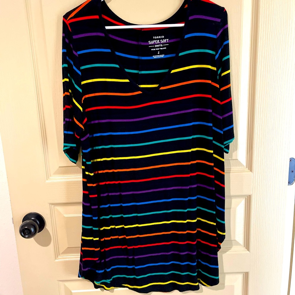 Torrid multicolor shirt